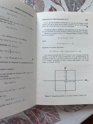Topología de espacios métricos.