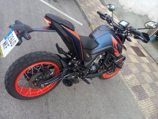 Zontes U1 125 Adventure Negra/Azul/Naranja