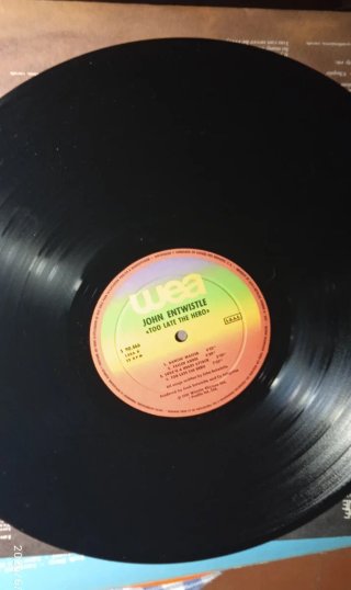Vinilo LP John Entwistle Too Late The Hero