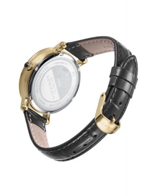 Reloj mujer Viceroy Piel Negro y Pulsera Dorada
