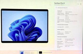 Microsoft Surface Pro 8 i5-16gb-256gb Plata