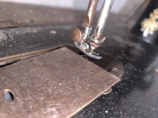 Máquina de coser Singer antigua