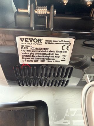 VEVOR Contador de Billetes con Pantalla