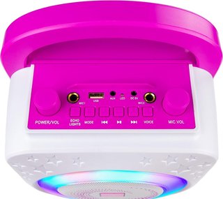 RockJam máquina karaoke bluetooth micrófonos luce