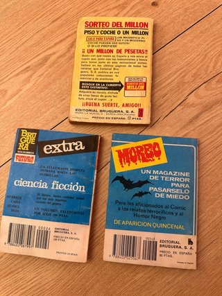 Lote 3 libros Terror Bruguera Años 80
