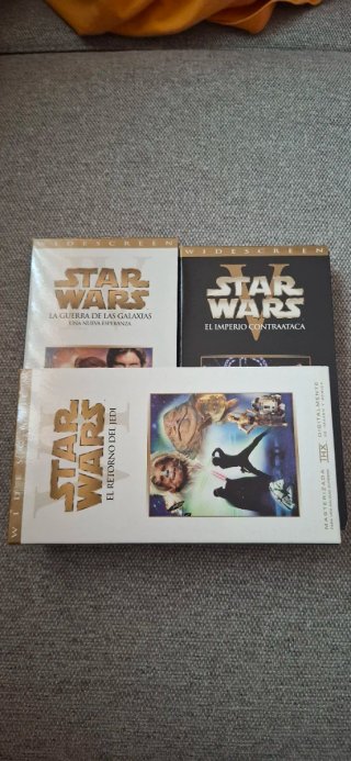 Trilogía Star Wars VHS Widescreen
