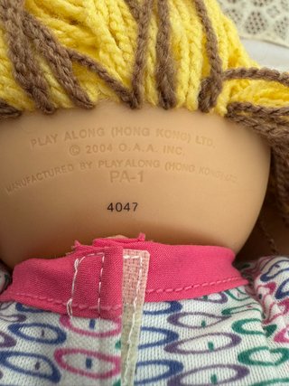 muñeca cabbage path kid ( repollo pelo de lana ama