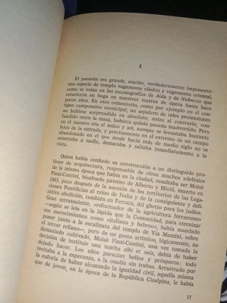El jardín de los Finzi Contini ( Italia fascista)
