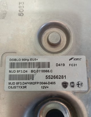 Fiat 55266281 centralita motor uce doblo ii 472649