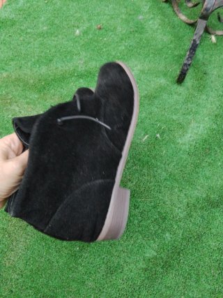Botas negras de ante talla 40 sin estrenar