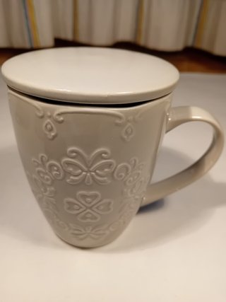 Tazze The N. 2 con coperchio e colino