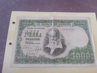1000 pesetas Banco de España 1951