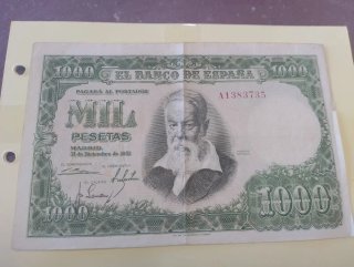 1000 pesetas Banco de España 1951