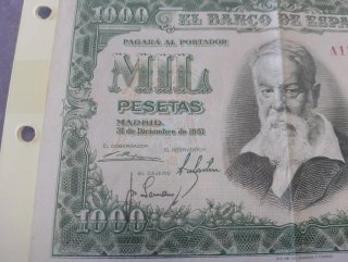 1000 pesetas Banco de España 1951