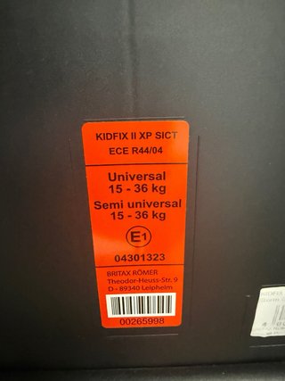 Silla coche Britax Römer 15-35 kg