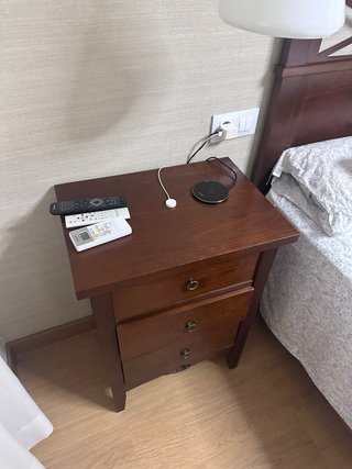 Conjunto Muebles Dormitorio Madera Oscura