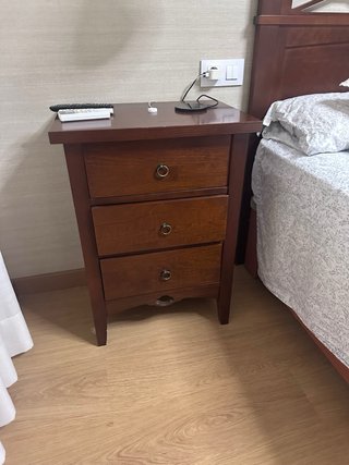 Conjunto Muebles Dormitorio Madera Oscura