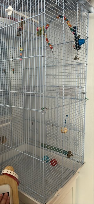Jaula grande para pájaros