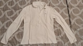 Polo Lacoste Bianco Donna Taglia M