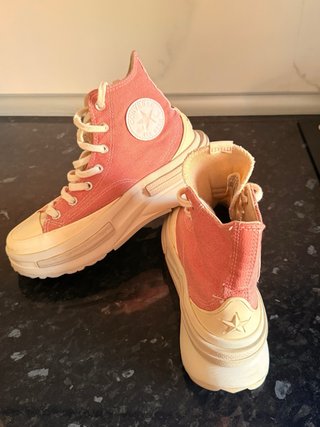 Converse plataforma rosas talla 39