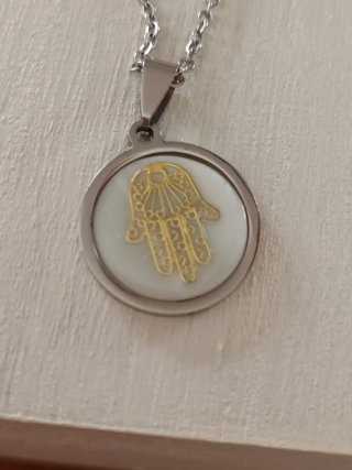 Conjunto Collar y Pulsera Mano de Fátima