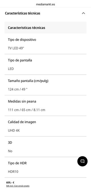 Televisor LG 49UJ635V 49''
