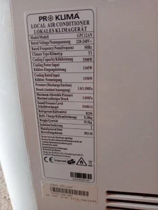 Aire Acondicionado Portátil Pinguino