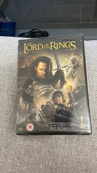 DVD El Señor de los Anillos: El Retorno del Rey (