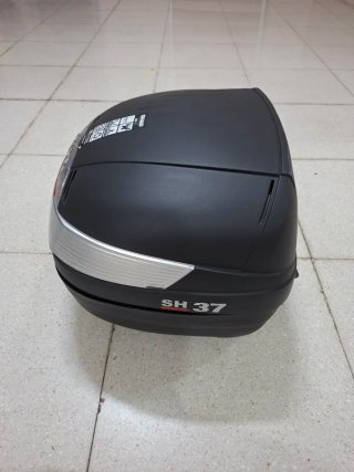 Baúl Moto SHAD SH37 Negro/Plata