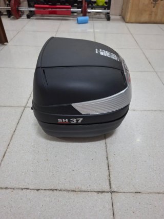 Baúl Moto SHAD SH37 Negro/Plata