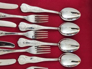 Set 18 posate vintage ARG 800 punzonate