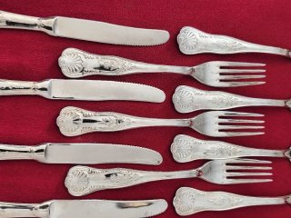 Set 18 posate vintage ARG 800 punzonate