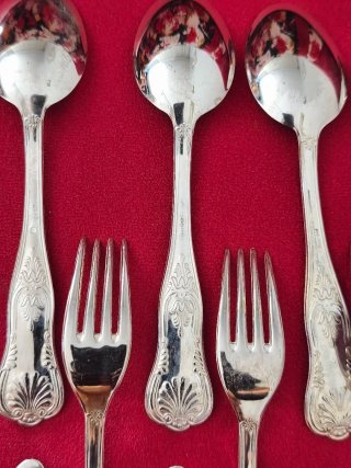 Set 18 posate vintage ARG 800 punzonate