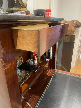 Secreter antiguo de abatir S.XIX