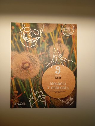 Biología y geología 3ESO ANAYA. ISBN:9788414306246