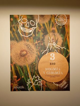 Biología y geología 3ESO ANAYA. ISBN:9788414306246
