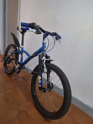 Bicicleta infantil BTWIN Racer azul