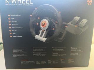 Volante K-WHEEL con pedales y palancas