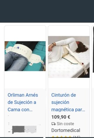 Cinturón de seguridad para cama 90cm