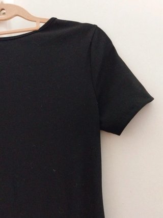 Vestido largo negro algodón Talla M/L