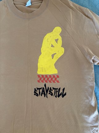 Camiseta Zara Stay Still Talla XL