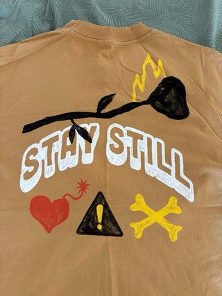 Camiseta Zara Stay Still Talla XL