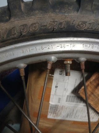 Rueda Delantera Montesa Cappra/enduro 360 Ankrot