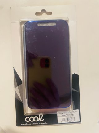Lote iPhone XR bandeja SIM + 3 fundas + cristal cá