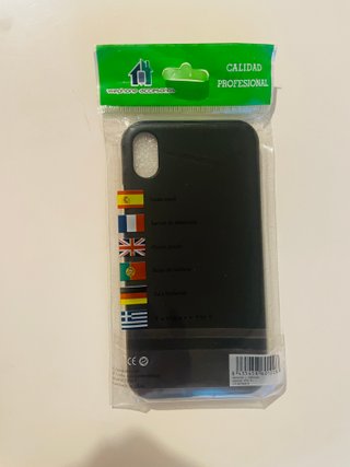 Lote iPhone XR bandeja SIM + 3 fundas + cristal cá