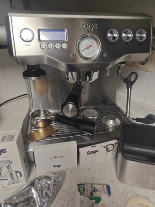 Sage Dual Boiler SES920 + Accesorios originales +