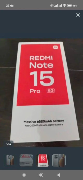 Redmi Note 15 Pro 5G Titanium 256gb 8+8 ram factur