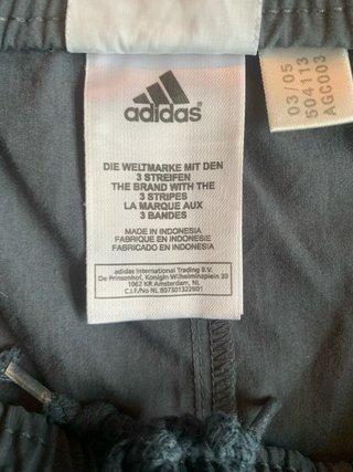 Bañador Adidas gris - Talla S (Vintage, Y2K)
