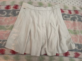 Conjunto ropa niña beige/blanco