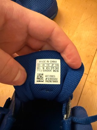 Zapatillas gimnasio Adidas 43 1/3